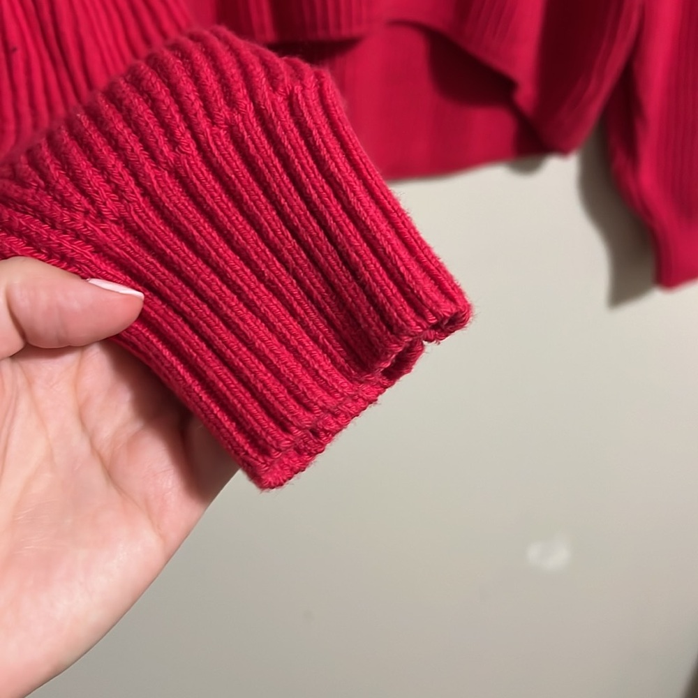 NWT Pink Rose Mockneck Sweater - Picture 3 of 5